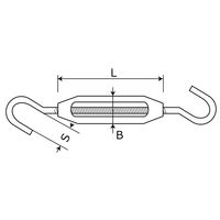 アイアイ ターンバックル ステンレス 15ー012 (9) 15-012 1個（直送品）
