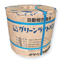 グリーンプラ 再生PPバンド　グリーンライトバンド　幅15mm 厚み0.59mm ESH15*2 1セット2巻入（直送品）