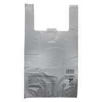 三和 エコレジ袋45号（シルバー）　100枚入 LG-45S 1箱（1000枚入）（直送品）