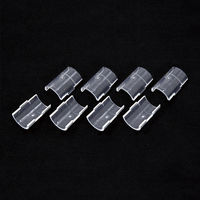 【軒先渡し】エレクター　ベーシックシリーズ　テーパードスリーブ　カラー用　クリア　B9985TC  1セット（4組入）（直送品）