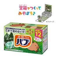 【数量限定】バブ 森の香り お試し クラフトパッケージ 1セット（12錠入×2箱） 花王 （透明タイプ） 親子で工作＆塗り絵