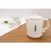 ドリテック 電気ケトル「キューポット 0.8L」ホワイト PO-372WT 1個