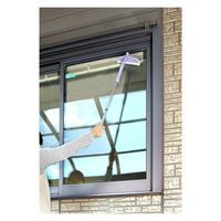 アイワ 窓掃除 伸縮 回転ガラスクリーナー 水切り スポンジ 288832 1個