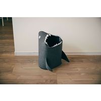 アンファンス 収納ボックス 折りたたみ フェルト ストレージ サメ ダークグレー 298268 1個（直送品）