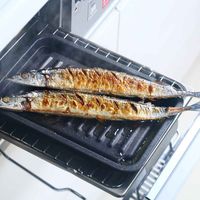 アイメディア 魚焼きトレー グリル専用 マーブル加工 グリルのお手入れ簡単魚焼きトレー 337549 1個（直送品）
