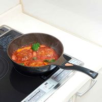 アイメディア フライパン 24cm 深型 IH対応 ゴールドマーブル 337554 1個（直送品）