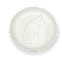 アルタ 醤油皿 9cm イヌ 皿 食器 和食器 磁器 いぬ 犬 ふりむく 345191 1個（直送品）