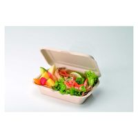 アートナップ フードパック 使い捨て Sサイズ 25個入 モールドフードパック 紙製 347846 1個