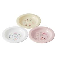スケーター 小皿 3枚入 12cm ハローキティ フォレストフレンズ 384990 1個（直送品）