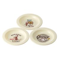 スケーター 小皿 3枚入 12cm おさるのジョージ 384992 1個（直送品）