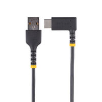 Startech.com USBケーブル/A-C/1m/USB 2.0/右L型/高耐久 R2ACR-1M-USB-CABLE 1本