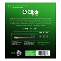 Elixir エリクサー ベース弦 NANOWEBコーティング ニッケル Ex.Long Light/Med 045-105 #14087（直送品）