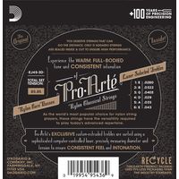 D'Addario ダダリオ クラシックギター弦 プロアルテ Silver/Clear ノーマルテンション EJ45-3D 3setパック（直送品）