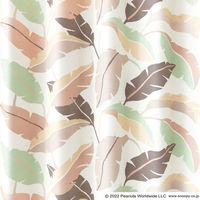 スミノエ PEANUTS 遮光カーテン ワイルドリーフ 1000×1350mm ピンク 4549781291345 1枚（直送品）