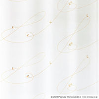 スミノエ PEANUTS レースカーテン ジークレフボイル 1000×1330mm ホワイト 4549781291468 1枚（直送品）