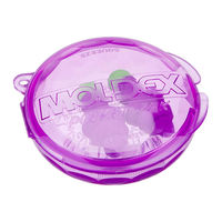 Moldex ロケッツ 洗ってくりかえし使えるエコ耳せん 1ペア・ひも&ケース付き COS0211 1セット(2個)