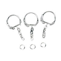 ちぢみくん鉄製キーホルダー ３ヶ入 おうち遊び 知育 工作 800-030 10個 銀鳥産業