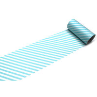 mt マスキングテープ ストライプ・ミントブルー　[100mm×7m] MT10W373 1個 カモ井加工紙（直送品）