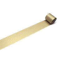 カモ井加工紙 mt マスキングテープ ボーダー・金 [50mm×7m] MT5W390 1個