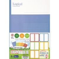ナカバヤシ スイング・ロジカルノート セミB5 B罫6mm 30枚 ノ-B501B-5P 1パック（5冊入）