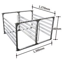 アルミス 【法人限定】アルミ水平式育苗棚 40枚 SH-40N 1個（直送品）