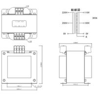 スワロー電機（SWALLOW） 電源トランス SC21-3000E 1個（直送品）