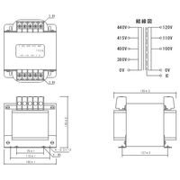 スワロー電機 電源トランス PD41-1000E 1個（直送品）