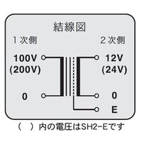 スワロー電機 制御トランス SH2-245E 1セット(4個)（直送品）