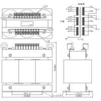 スワロー電機 三相複巻トランス 3RT-2K 1個（直送品）