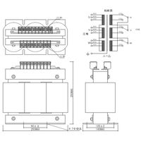 スワロー電機 三相複巻トランス 3RT-1K 1個（直送品）