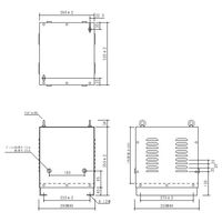 スワロー電機 単相・三相トランス用ケース BK-3.5 1個（直送品）