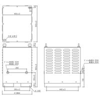 スワロー電機 単相・三相トランス用ケース BK-6 1個（直送品）