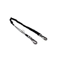 高儀 TAKAGI スライドリング付き布製セーフティーコード3kg ブラック 4907052651258 1セット(12個)（直送品）