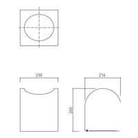 杉田エース 消火器ボックス(据置型)SKーFEBーFG310 ブルー BV3800312 1台（直送品）