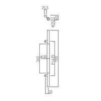 杉田エース バンブーマテリアル ドアハンドルFHBS1205Mー25Cー700 BV3799277 1SET（直送品）