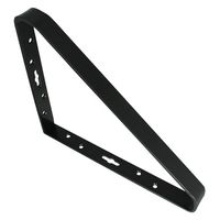 トップ工業 11318 三角棚受 200×250mm 黒 1個（直送品）