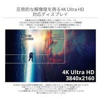 31.5インチ ワイド液晶ディスプレイ(3840x2160/IPS/HDMIx3/DP/スピーカー/チルト/非光沢) JN-IPS315UHDR 1個