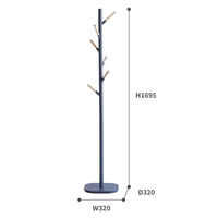 市場 ポールハンガー シーム DGY H-3395DGY 1台