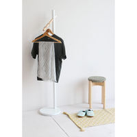 市場 クレインハンガー 幅300×奥行325×高さ1440mm ホワイト H-3314WH 1台