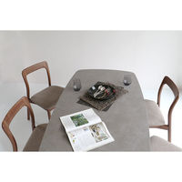 ICHIBA エトナ ダイニングテーブル 幅1600×奥行800×高さ710ｍｍ グレー ETT-3605GY 1台（直送品）