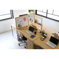 ICHIBA 昇降式アクリルパネル 幅900×奥行240×高さ605~755ｍｍ ナチュラル SC-3431NA 1台（直送品）