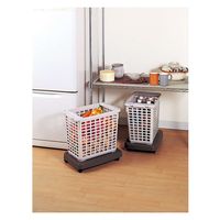 サンコープラスチック 平台車 L キャスター付き 家庭用 押入れ ラクゴロ 日本製 ダークブラウン 274284 1個