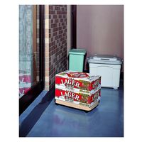 サンコープラスチック 平台車 L キャスター付き 家庭用 押入れ ラクゴロ 日本製 ベージュ 274285 1個