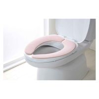 サンコー 便座カバー 吸着さらっとベンザシート サーモンピンク 273466 1個（直送品）