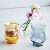 カメヤマ キャンドルホルダー ウィンドライトエレガンス シルバーグレー 287180 1個（直送品）