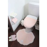 オカトー らくらく兼用フタカバー メリージェラート ピンク 315397 1個（直送品）