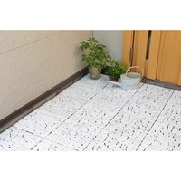 SANKA ジョイントタイル 天然石 ジョイントマット 1枚 30.5×30.5cm スノーホワイト 333423 1個（直送品）