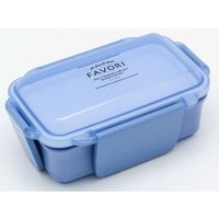オーエスケー お弁当箱 2段 抗菌 DISH UP LUNCH 600ml ランチボックス ブルー 341308 1個（直送品）