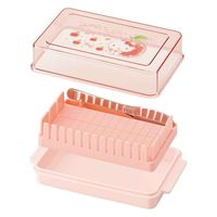 スケーター バターケース 定量カッティング付 ハローキティ 先割れナイフ付 電子レンジ可 353834 1個（直送品）