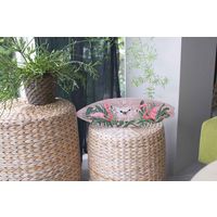 キーストーン 置き時計 アナログ おしゃれ サーフボードクロック フラミンゴ リビング 362982 1個（直送品）